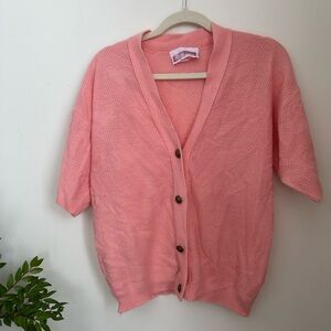 Vintage short sleeve cardigan